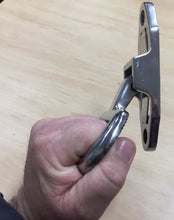 Load image into Gallery viewer, Folding Step grab handle stainless steel - Caravan, ute tray