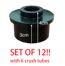 Load image into Gallery viewer, Trailing Arm Bushes Set with Crush Tubes – Lazy Axle Airbag Suspension for Creative Conversions